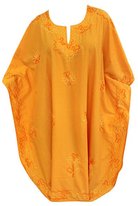 LA LEELA Rayon 8 Solid Women's Nightgown Kaftan Style Beachwear Cover up Dress