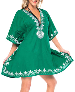 la-leela-swimsuit-beach-wear-embroidery-bikini-cover-up-women-summer-dress