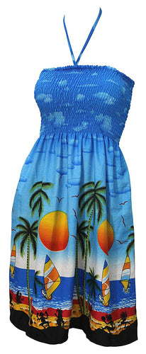Tube Dress Maxi Skirt Beach Halter Boho Backless Sundress Evening Party Swimsuit