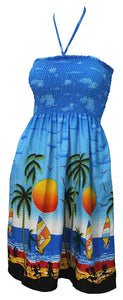 Tube Dress Maxi Skirt Beach Halter Boho Backless Sundress Evening Party Swimsuit