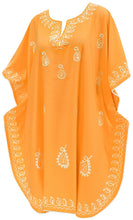 Load image into Gallery viewer, LA LEELA Coverup Beach Bikini wear Swimsuit Kimono Summer Dress Women Embroidery