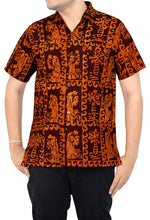 Load image into Gallery viewer, la-leela-shirt-casual-button-down-short-sleeve-beach-shirt-men-pocket-batik-27