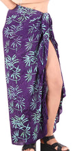 Load image into Gallery viewer, LA LEELA Womens Beach Swimsuit Cover Up Sarong Swimwear Cover-Up Wrap Skirt Plus Size Large Maxi FO