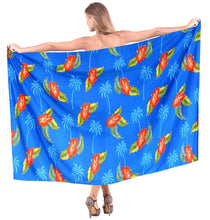 Load image into Gallery viewer, la-leela-women-beachwear-bikini-cover-up-wrap-dress-swimwear-sarong-03-plus-size