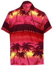 Load image into Gallery viewer, LA LEELA Shirt Casual Button Down Short Sleeve Beach Shirt Men Aloha Pocket 173