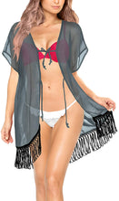 Load image into Gallery viewer, la-leela-womens-summer-casual-loose-swing-t-shirt-beach-sundress-kaftan-cover-up