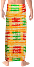 Load image into Gallery viewer, LA LEELA Authentic Rayon Mens Lightweight Beach Towel Swimwear Hawaiian Wrap Pareo Sarong
