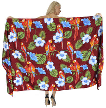 Load image into Gallery viewer, la-leela-women-beachwear-bikini-wrap-cover-up-swimwear-bathing-suit-28-plus-size