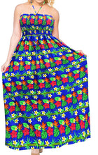 Load image into Gallery viewer, la-leela-3-in-1-vintage-floral-halter-neck-dress-long-maxi-beach-skirt-women