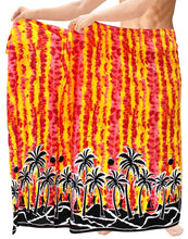 Load image into Gallery viewer, LA LEELA Swimsuit Swimwear Cover ups Beachwear Wrap Mens Sarong Bathing Suit Pareo Swim