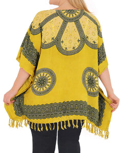 Women's Designer Tunic Beachwear Plus Size Loose Fit Casual Top 14 - 18