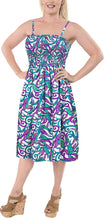 Load image into Gallery viewer, LA LEELA Women&#39;s One Size Beach Dress Tube Dress One Size
