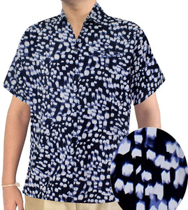 LA LEELA Shirt Casual Button Down Short Sleeve Beach Shirt Men Pocket Brasso 3