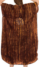 Load image into Gallery viewer, Women&#39;s Beachwear MAXI Dress COTTON Batik Swimwear Evening Dress LONG KAFTAN