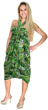 Load image into Gallery viewer, la-leela-women-beachwear-sarong-bikini-cover-up-wrap-bathing-suit-98-one-size