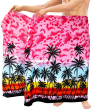 Cargar imagen en el visor de la galería, LA LEELA Swimwear Bathing Suit Cover ups Mens Sarong Wrap Pareo Swimsuit Beachwear Towel