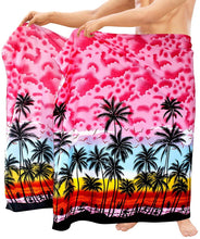 Load image into Gallery viewer, LA LEELA Swimwear Bathing Suit Cover ups Mens Sarong Wrap Pareo Swimsuit Beachwear Towel