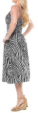 Load image into Gallery viewer, la-leela-soft-printed-beach-halter-dresses-long-digital-black-736-one-size