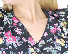 Load image into Gallery viewer, La Leela 100% Cotton Caftan Floral Printed Beach Swim Cover up