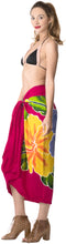 Load image into Gallery viewer, la-leela-rayon-resort-beach-wrap-pareo-swim-sarong-printed-78x43-red_4777