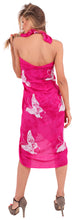 Load image into Gallery viewer, la-leela-rayon-bikini-swimwear-women-wrap-sarong-printed-78x43-pink_4671