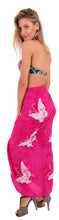 Load image into Gallery viewer, la-leela-rayon-bikini-swimwear-women-wrap-sarong-printed-78x43-pink_4671