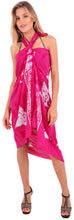 Load image into Gallery viewer, la-leela-rayon-bikini-swimwear-women-wrap-sarong-printed-78x43-pink_4671