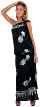 Cargar imagen en el visor de la galería, LA LEELA Women&#39;s Sarong Dress Coverup Tie Pareo Beach Wrap Swimsuits Hand Paint