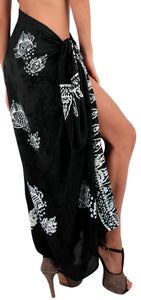 LA LEELA Women's Sarong Dress Coverup Tie Pareo Beach Wrap Swimsuits Hand Paint P04073 | Beach Hawaiian Shirts, Sarongs, Dresses, Caftans, Kaftans, Cardigans, Kimonos for Men & Women LA LEELA Women's Sarong Dress Coverup Tie Pareo Beach Wrap Swimsuits Hand Paint P04073 | Beach Hawaiian Shirts, Sarongs, Dresses, Caftans, Kaftans, Cardigans, Kimonos for Men & Women