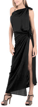 Load image into Gallery viewer, la-leela-swimsuit-skirt-wear-sarong-bikini-cover-up-solid-78x43-black_4095