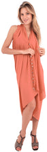 Load image into Gallery viewer, la-leela-scarf-deal-beach-dress-towel-beach-sarong-solid-78x43-peach_5089