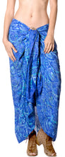 Cargar imagen en el visor de la galería, LA LEELA Womens Plus Size Swimsuit Cover Up Summer Beach Wrap Skirt Hand Paint