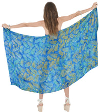 Load image into Gallery viewer, la-leela-cover-up-bikini-wrap-sarong-bikini-cover-up-printed-78x43-royal-blue_4408