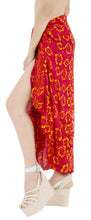 Load image into Gallery viewer, la-leela-beach-bikini-cover-up-sarong-bikini-cover-up-printed-78x43-dark-pink_4412