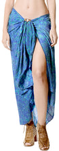 Load image into Gallery viewer, la-leela-cover-up-suit-womens-sarong-bikini-cover-up-printed-78x43-royal-blue_4414
