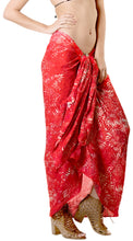 Load image into Gallery viewer, la-leela-hawaiian-bathing-suit-sarong-bikini-cover-up-printed-78x43-dark-pink_4415