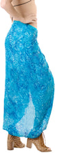 Load image into Gallery viewer, la-leela-women-swimsuit-cover-up-sarong-printed-78x43-royal-blue_4416