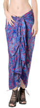 Load image into Gallery viewer, la-leela-rayon-bikini-cover-up-sarong-bikini-cover-up-printed-78x43-blue_4419