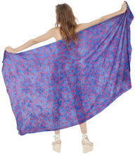 Load image into Gallery viewer, la-leela-rayon-bikini-cover-up-sarong-bikini-cover-up-printed-78x43-blue_4419