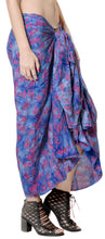 Load image into Gallery viewer, la-leela-rayon-bikini-cover-up-sarong-bikini-cover-up-printed-78x43-blue_4419