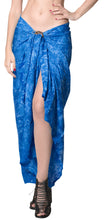 Load image into Gallery viewer, la-leela-hawaiian-beach-beach-dress-sarong-printed-78x43-royal-blue_4406