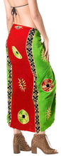 Load image into Gallery viewer, la-leela-scarf-deal-beach-dress-women-sarong-printed-78x43-maroon_4436