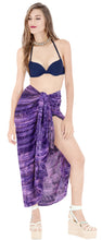 Load image into Gallery viewer, la-leela-bathing-suit-cover-up-sarong-bikini-cover-up-tie-dye-78x43-purple_4445