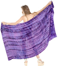 Load image into Gallery viewer, la-leela-bathing-suit-cover-up-sarong-bikini-cover-up-tie-dye-78x43-purple_4445