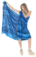 Load image into Gallery viewer, la-leela-swimsuit-cover-up-sarong-bikini-cover-up-tie-dye-78x43-royal-blue_4446