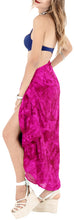 Load image into Gallery viewer, la-leela-pareo-suit-women-beach-sarong-bikini-cover-up-tie-dye-78x43-pink_4462