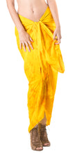 Load image into Gallery viewer, la-leela-hawaiian-bathing-suit-sarong-bikini-cover-up-tie-dye-78x43-yellow_4469