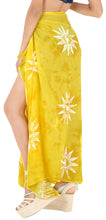 Load image into Gallery viewer, la-leela-swimwear-aloha-women-sarong-bikini-cover-up-printed-78x43-golden_4477
