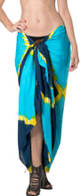 Load image into Gallery viewer, la-leela-swimwear-pareo-sarong-bikini-cover-up-tie-dye-78x43-turquoise_4481