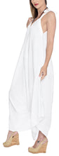 Load image into Gallery viewer, la-leela-beach-dress-solid-strapless-cover-up-skirt-party-osfm-14-16-white_3428